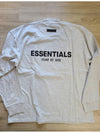 Long sleeve tshirt black or gray or ivory - FEAR OF GOD ESSENTIALS - BALAAN 8