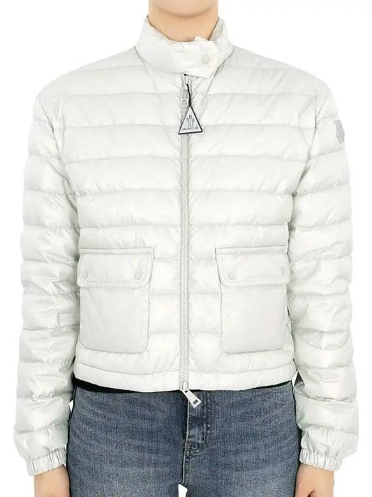 24 S S Women MORELANS Down Short Padded Jacket Light Gray 1A00046 5964A 91Y - MONCLER - BALAAN 2