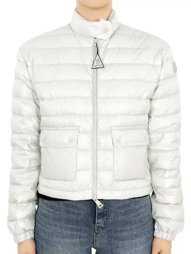 24 S S Women MORELANS Down Short Padded Jacket Light Gray 1A00046 5964A 91Y - MONCLER - BALAAN 1