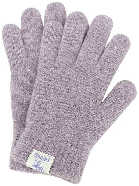 short knit gloves purple - GOCORI - BALAAN 1