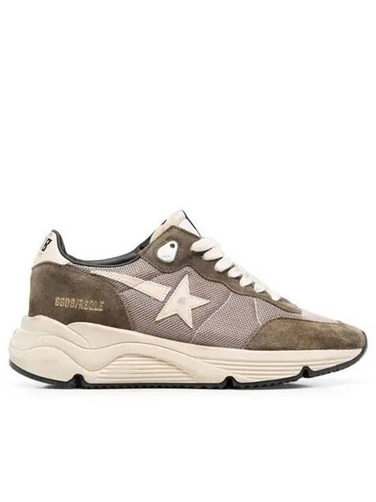 Running Sole Mesh Low Top Sneakers Olive Green - GOLDEN GOOSE - BALAAN 1