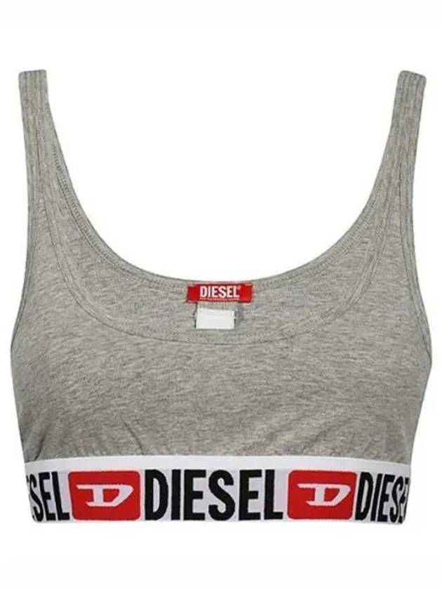 UFSB-Oriba Logo Band Bra Grey - DIESEL - BALAAN 2