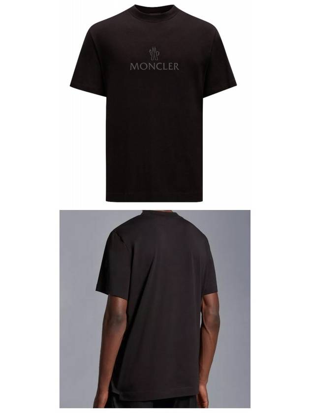 logo short sleeve t-shirt black - MONCLER - BALAAN 5