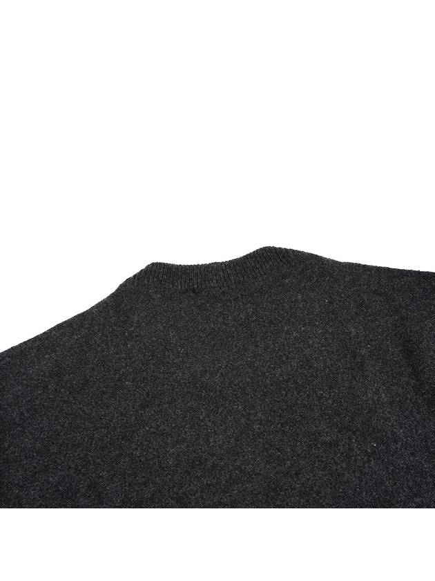 Crew Neck Knit Top Anthracite Melange - LEMAIRE - BALAAN 9