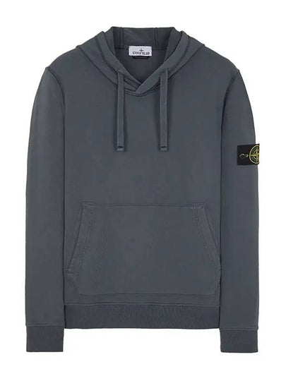 Signature Logo Patch Hoodie Grey - STONE ISLAND - BALAAN 2