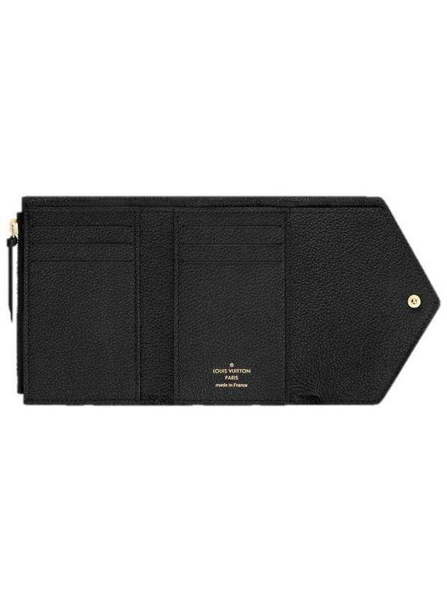 Victorine Monogram Empreinte Half Wallet Black - LOUIS VUITTON - BALAAN 3