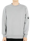 Diagonal Raised Fleece Sweatshirt Grey - CP COMPANY - BALAAN 3