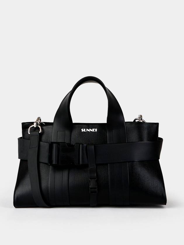 Parallepipedo Small Tote Bag Black - SUNNEI - BALAAN 2