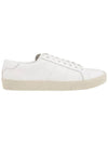 Classic Leather Low Top Sneakers White - SAINT LAURENT - BALAAN 1