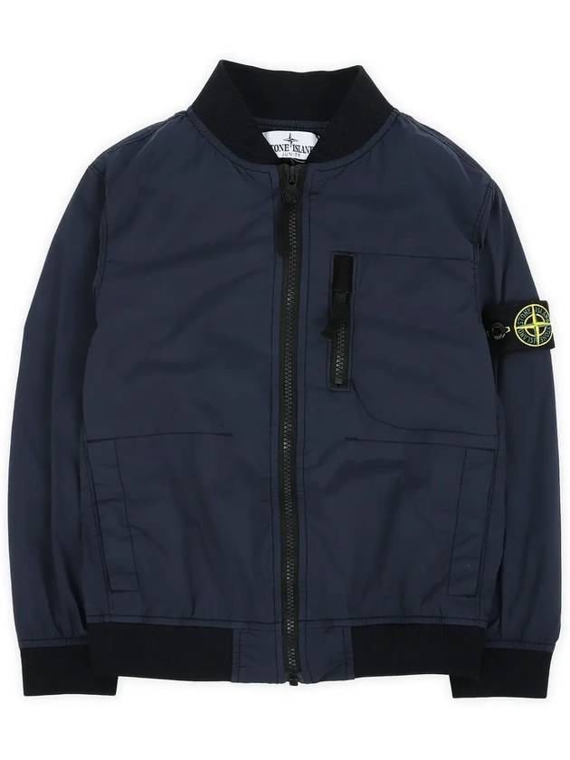 Kids Waffen Patch Bomber Jacket Navy - STONE ISLAND - BALAAN 4