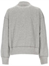 MOBY Velvet Logo Sweatshirt SW0003FA A1M07E GYWH - ISABEL MARANT - BALAAN 3