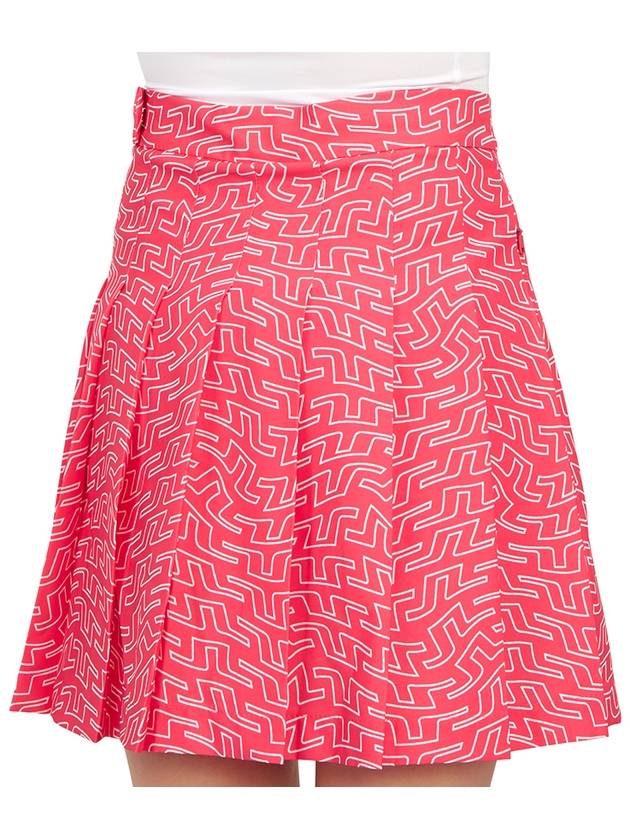 Golf Adina Print Skirt Pink - J.LINDEBERG - BALAAN 11