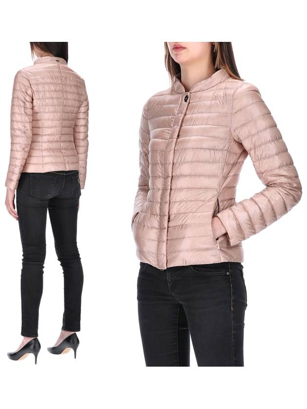 Women's Elena Slim Fit Bomber Padding Indie Pink - HERNO - BALAAN 2