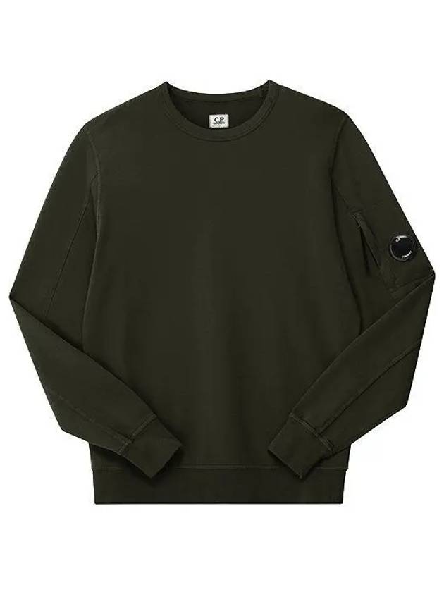 Light Fleece Sweatshirt Green - CP COMPANY - BALAAN 2