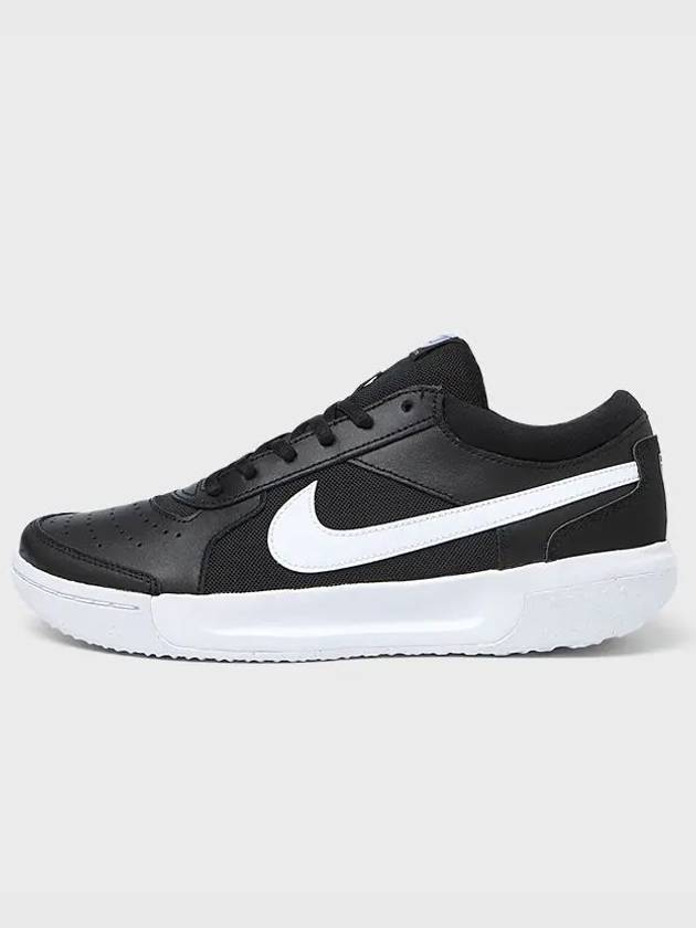 Court Air Zoom Lite 3 Tennis Low Top Sneakers Black - NIKE - BALAAN 3