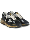 Dad-Star Mesh Nappa Leather Low Top Sneakers Black Ice Grey - GOLDEN GOOSE - BALAAN 2