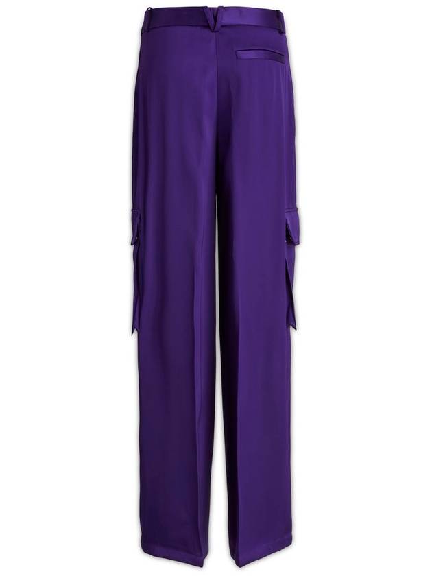 Women's Cargo Wide Pants Violet - VERSACE - BALAAN 7