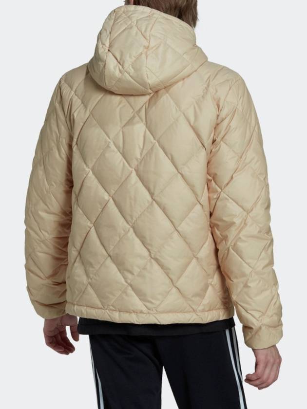 Oversized lightweight padded jacket HL9207 beige MENS - ADIDAS - BALAAN 2