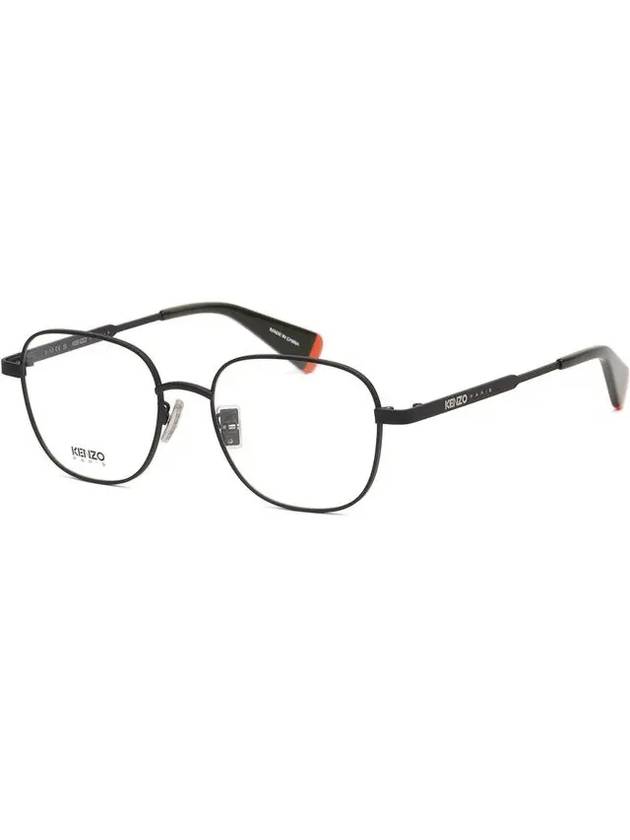 Glasses frame KZ50180U 002 matte black square light metal - KENZO - BALAAN 7