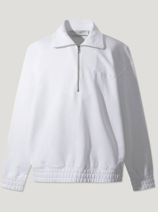 White embroidered logo half zip up - IRO - BALAAN 1