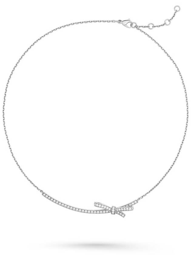 Fine Jewelry RUBAN 18K White Gold Diamond Necklace J12819 - CHANEL - BALAAN 1