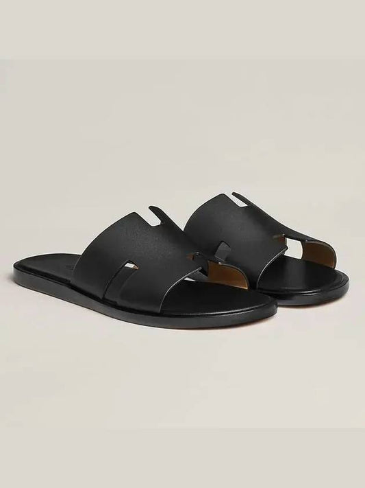 Izmir Sandal Calfskin & Noir - HERMES - BALAAN 2