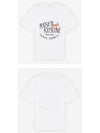 Oly Palais Royal Fox Printing Classic Cotton Short Sleeve T-Shirt White - MAISON KITSUNE - BALAAN 5