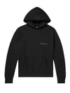 Men's Logo Pullover Hooded Black - FEAR OF GOD ESSENTIALS - BALAAN.