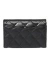 Classic Grained Calfskin Card Wallet Black - CHANEL - BALAAN 3