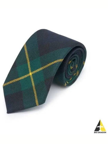 tartan pattern tie navy - POLO RALPH LAUREN - BALAAN 1