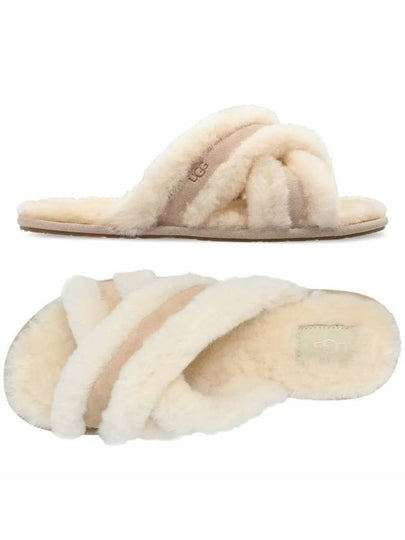 Scuffita Fur Slippers Sand - UGG - BALAAN 2