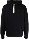 Embroidered Logo Pony Hoodie Black - POLO RALPH LAUREN - BALAAN 1