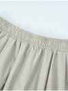 24SS gathered long skirt light beige - CALLAITE - BALAAN 2