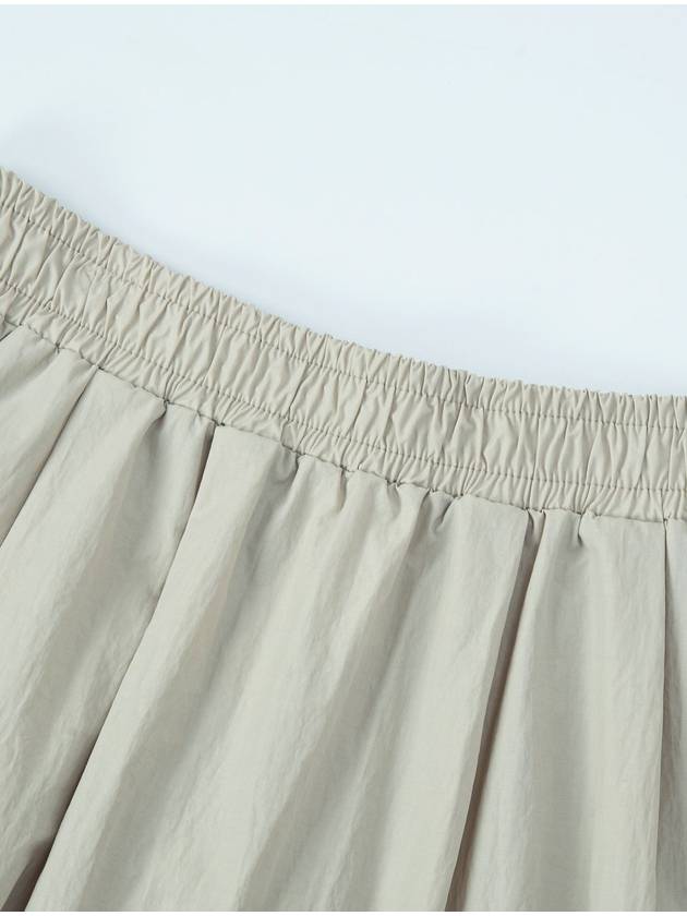 24SS gathered long skirt light beige - CALLAITE - BALAAN 2