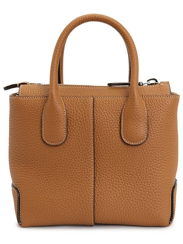 Di Leather Tote Bag Brown - TOD'S - BALAAN 4