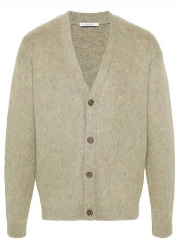 Brushed Mohair Cardigan Meadow Melange - LEMAIRE - BALAAN 2