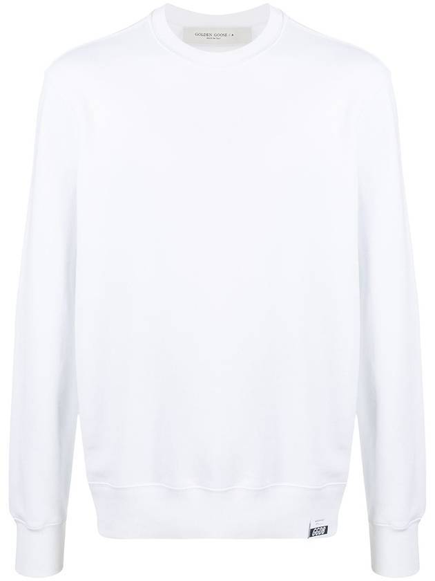 Contrasting Lettering Bag Archibald Sweatshirt White - GOLDEN GOOSE - BALAAN 1