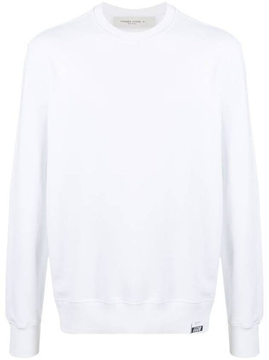 Contrasting Lettering Bag Archibald Sweatshirt White - GOLDEN GOOSE - BALAAN 1