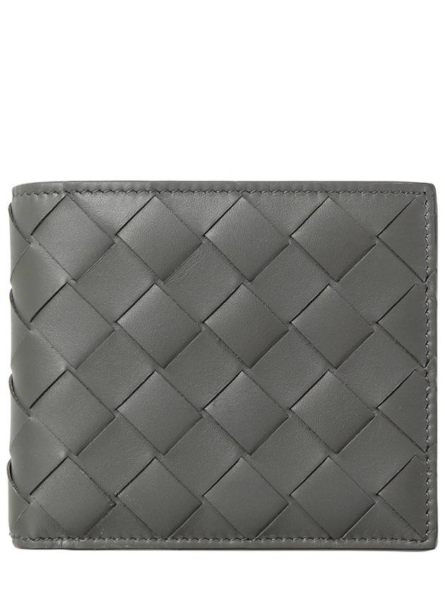 Intrecciato Bifold Half Wallet Graphite - BOTTEGA VENETA - BALAAN 2