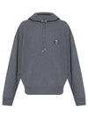 Bold Fox Head Patch Oversize Hoodie Grey - MAISON KITSUNE - BALAAN 2