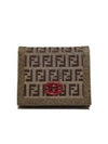 Women s 8M0188 FF logo jacquard half wallet - FENDI - BALAAN 1