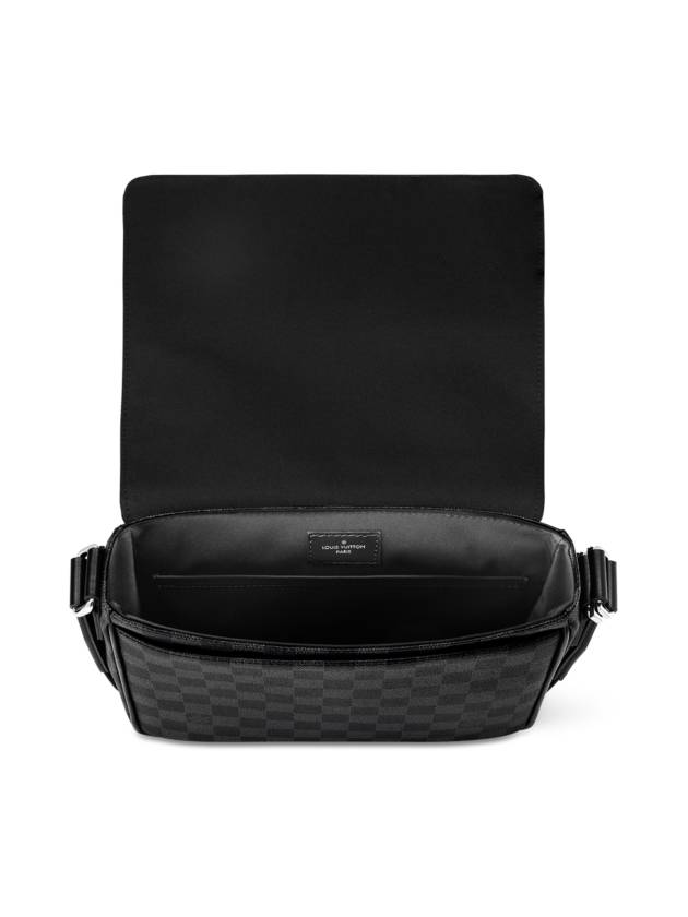 District PM Damier Graphite Coated Canvas Messenger Bag Black - LOUIS VUITTON - BALAAN 5