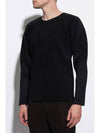 Pleated Knit Top Black - ISSEY MIYAKE - BALAAN 3