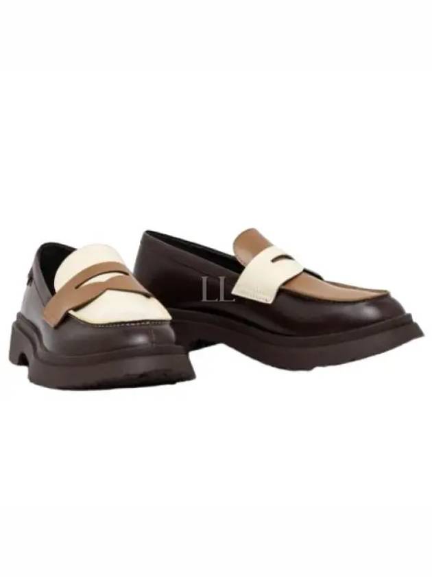 Women Twins Shoes Loafers Brown white - CAMPER - BALAAN 2