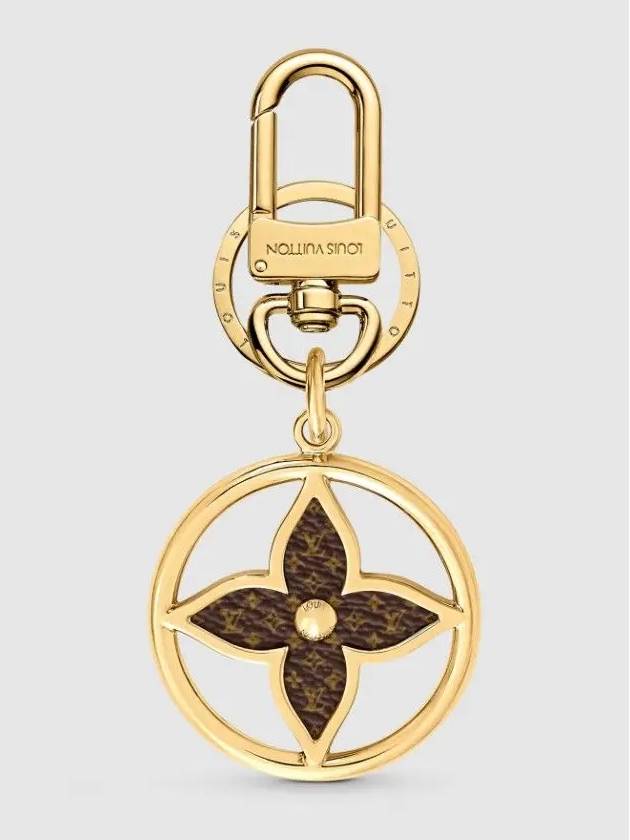 Puzzle Flower Monogram Keyring Gold - LOUIS VUITTON - BALAAN 2