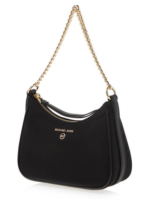 Jet Set Charm Small Nylon Gabardine Shoulder Bag Black - MICHAEL KORS - BALAAN 3