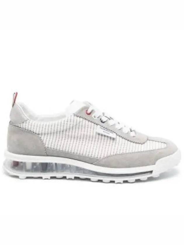 Tech Runner Panel Low Top Sneakers Grey - THOM BROWNE - BALAAN 2