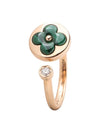 Q9N08F Pink Gold Malachai Color Blossom Mini Sun Diamond Ring No 5233577 7 - LOUIS VUITTON - BALAAN 1