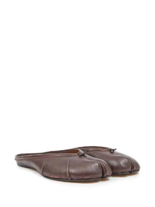 Tabi Leather Mule Brown - MAISON MARGIELA - BALAAN 3