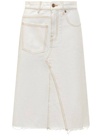 Tory Burch Denim Decons Skirt - TORY BURCH - BALAAN 1